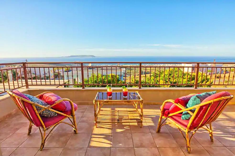 Вилла Ulivo Sea View House Kokkini Hani Экстерьер фото
