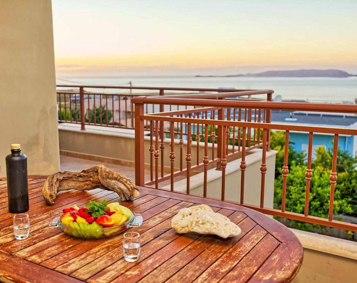 Вилла Ulivo Sea View House Kokkini Hani Экстерьер фото
