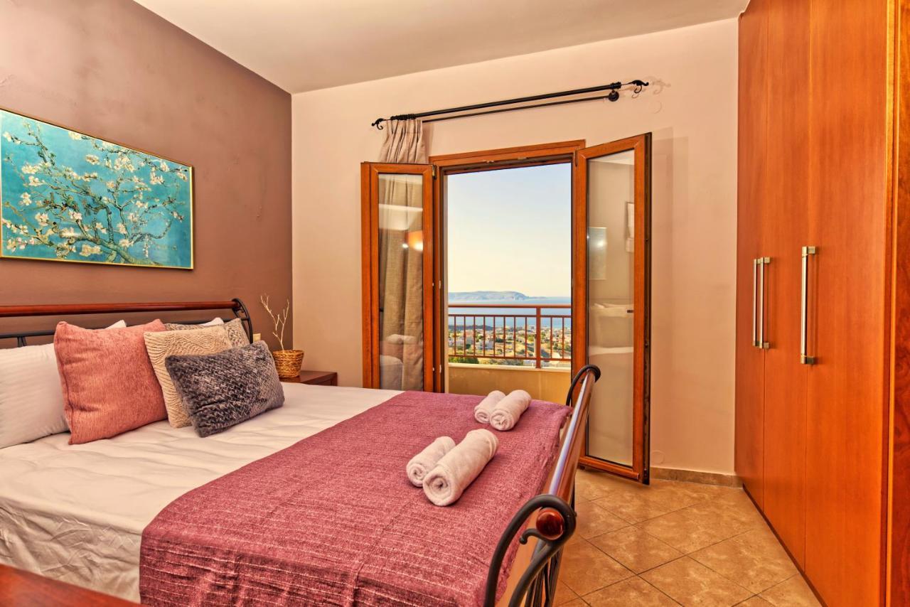 Вилла Ulivo Sea View House Kokkini Hani Экстерьер фото